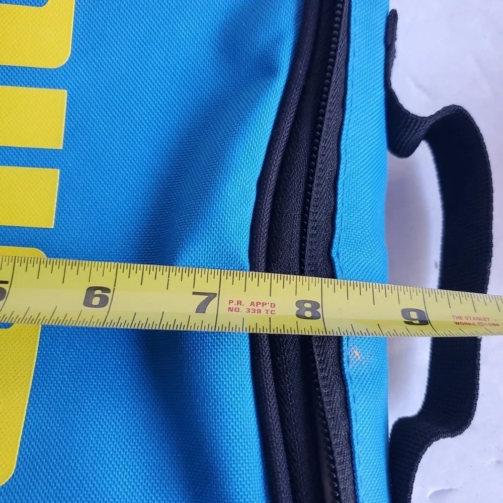 Puma Sport Cooler Lunch Bag‎ Insulated Blue Yellow Logo VTG